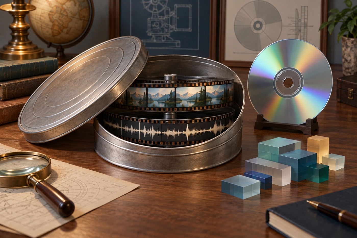 Finished movie moving through a separate DVD authoring stage